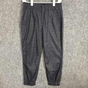 PrAna Mantra Jogger Pants Womens Size L Blue casual Hemp relax 50 UPF Outdoors